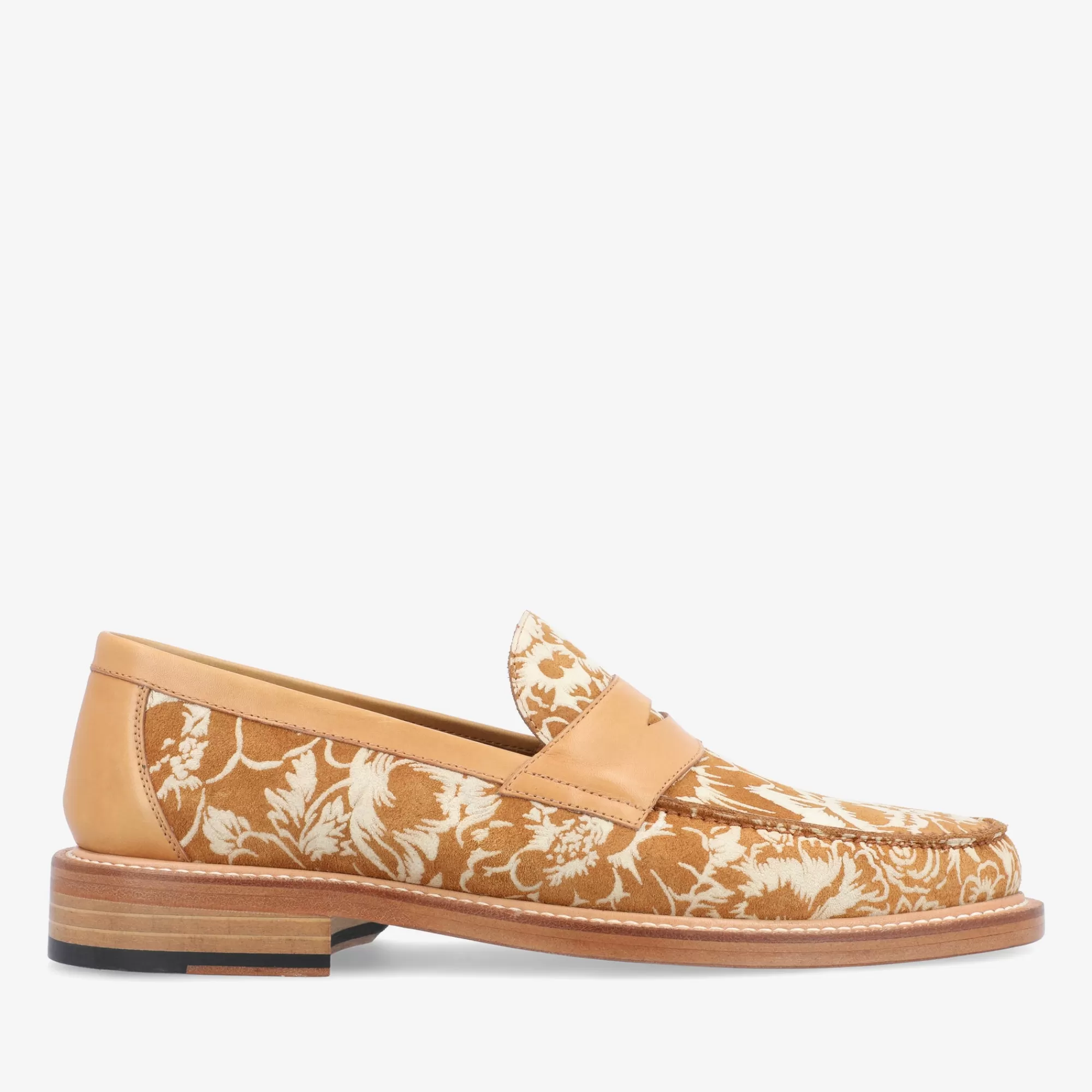 Cheap De Fitz-Loafer In Gouden Bloemen | Heren Loafers | Schoenen