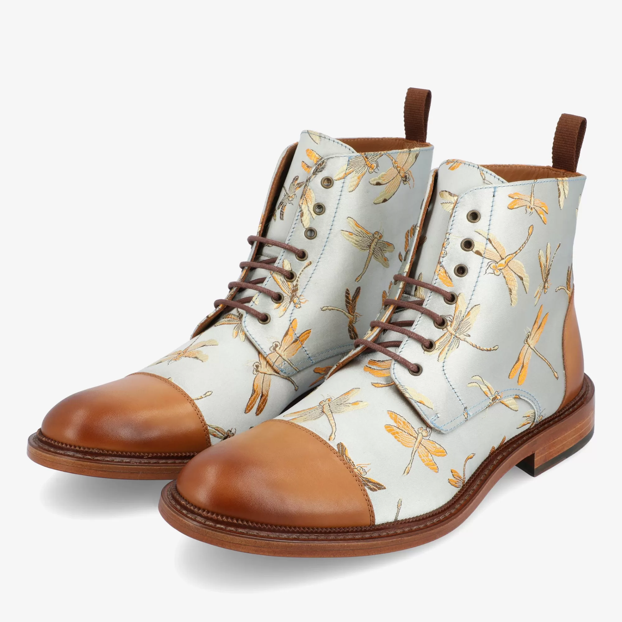 Hot De Jack Boot In Blauwe Libellenprint | Heren Laarzen