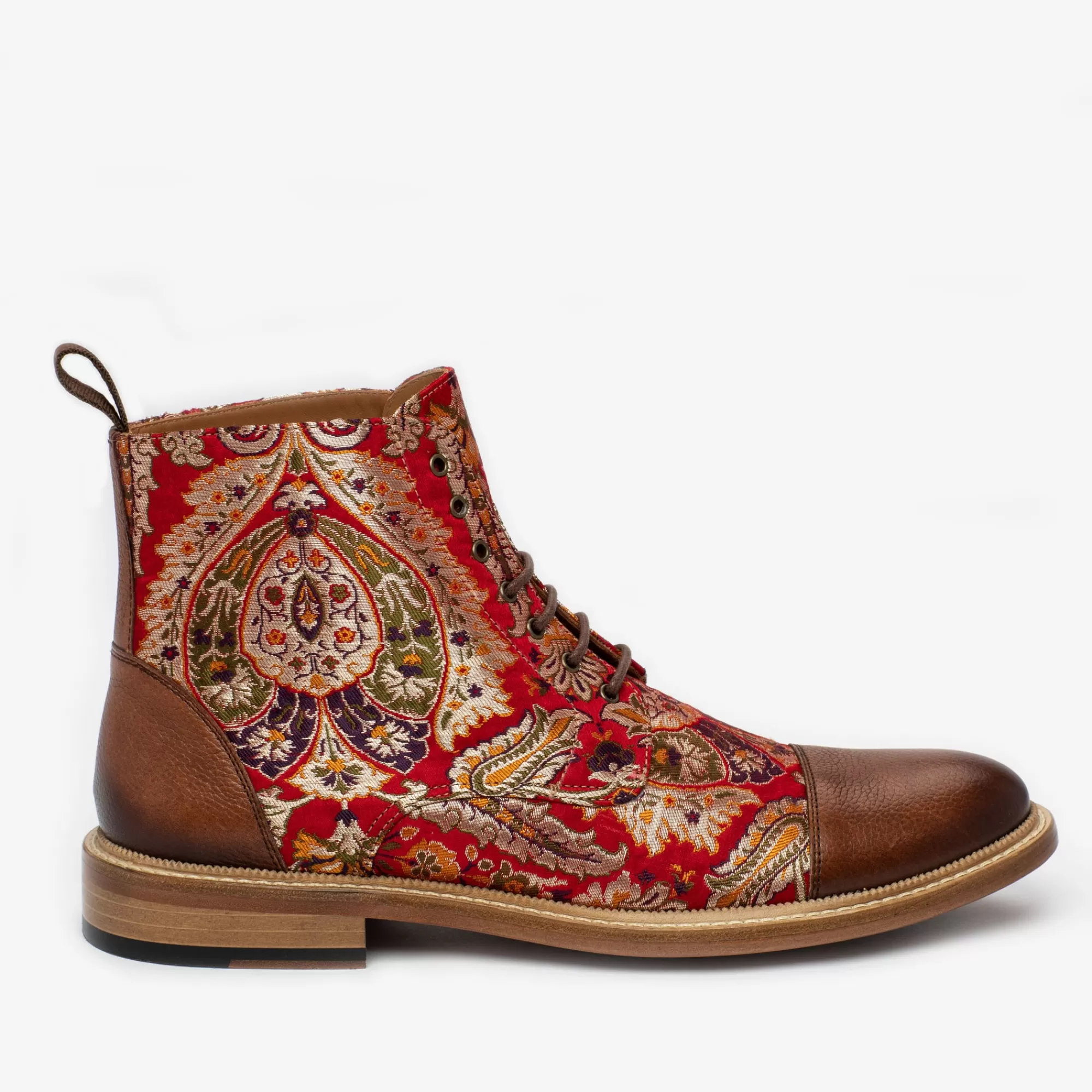 Clearance De Jacklaars In Rood Paisley | Heren Laarzen