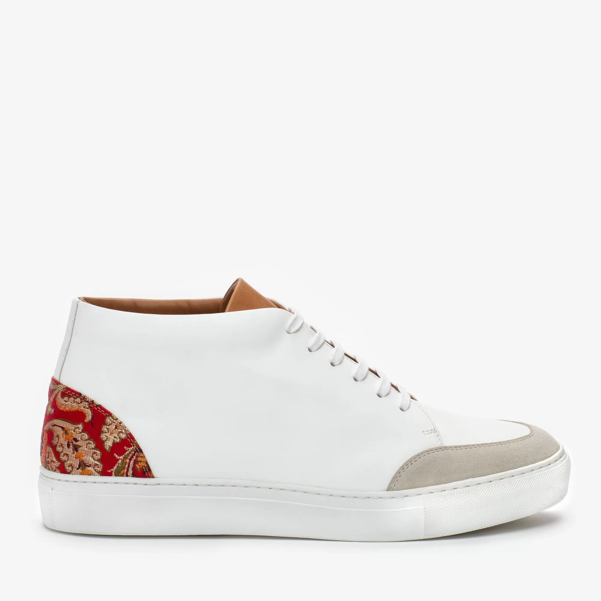 Cheap De Klay Mid-Top Sneaker In Rood/Wit | Heren Sneakers