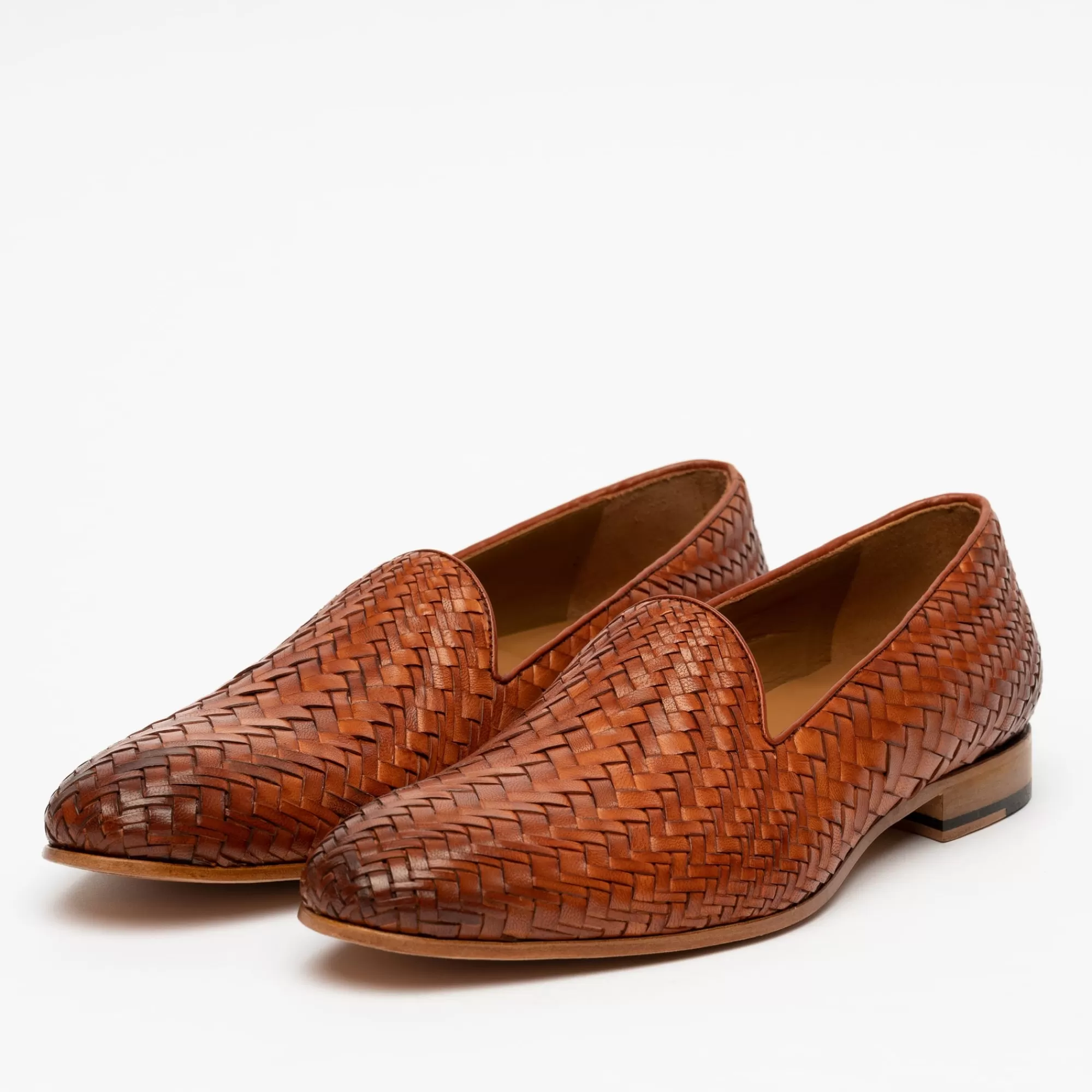 Flash Sale De Monaco-Loafer Van Geweven Materiaal | Heren Loafers