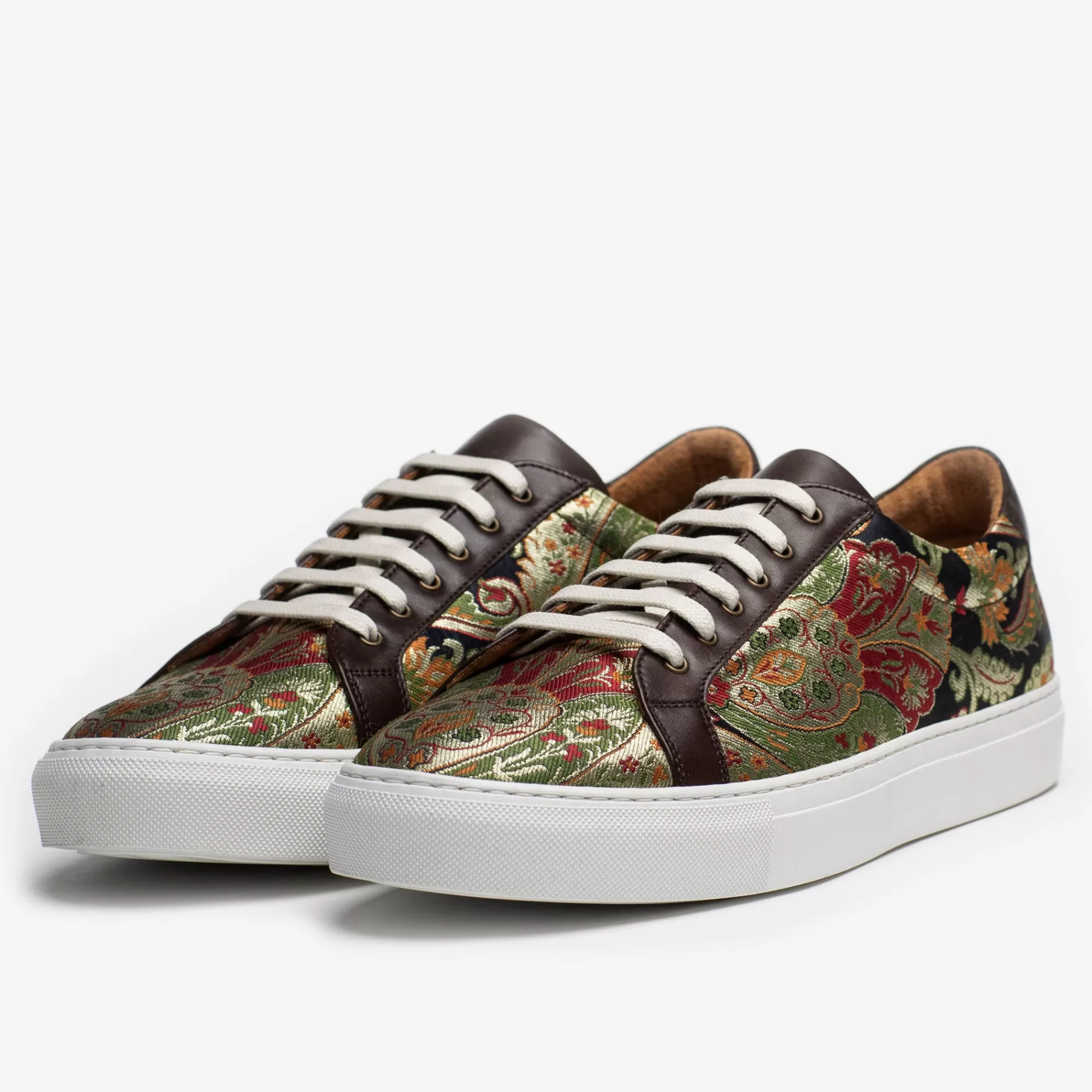 Clearance De Sneaker In Kasjmir Veelkleurige Paisley-Stof | Heren Sneakers