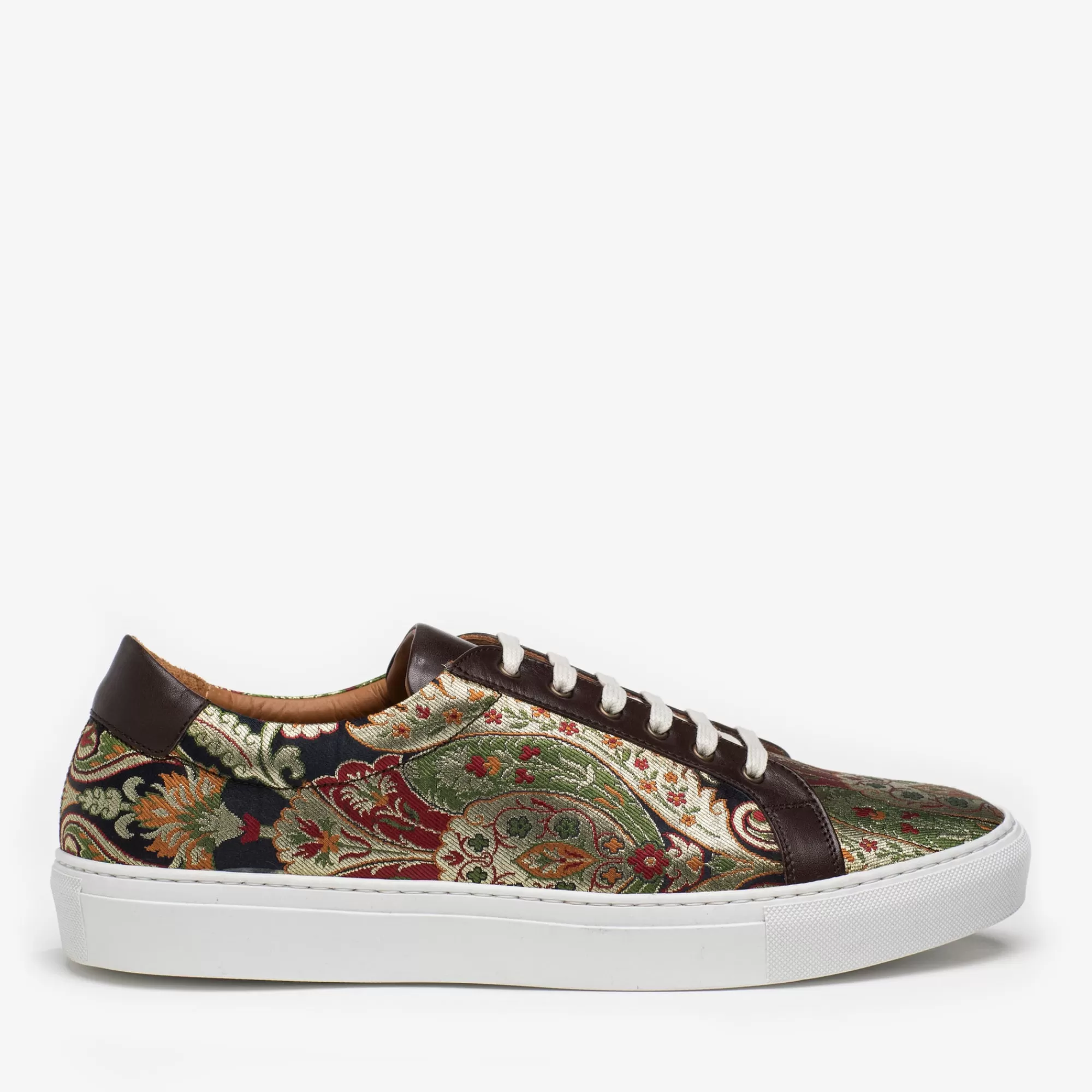 Clearance De Sneaker In Kasjmir Veelkleurige Paisley-Stof | Heren Sneakers