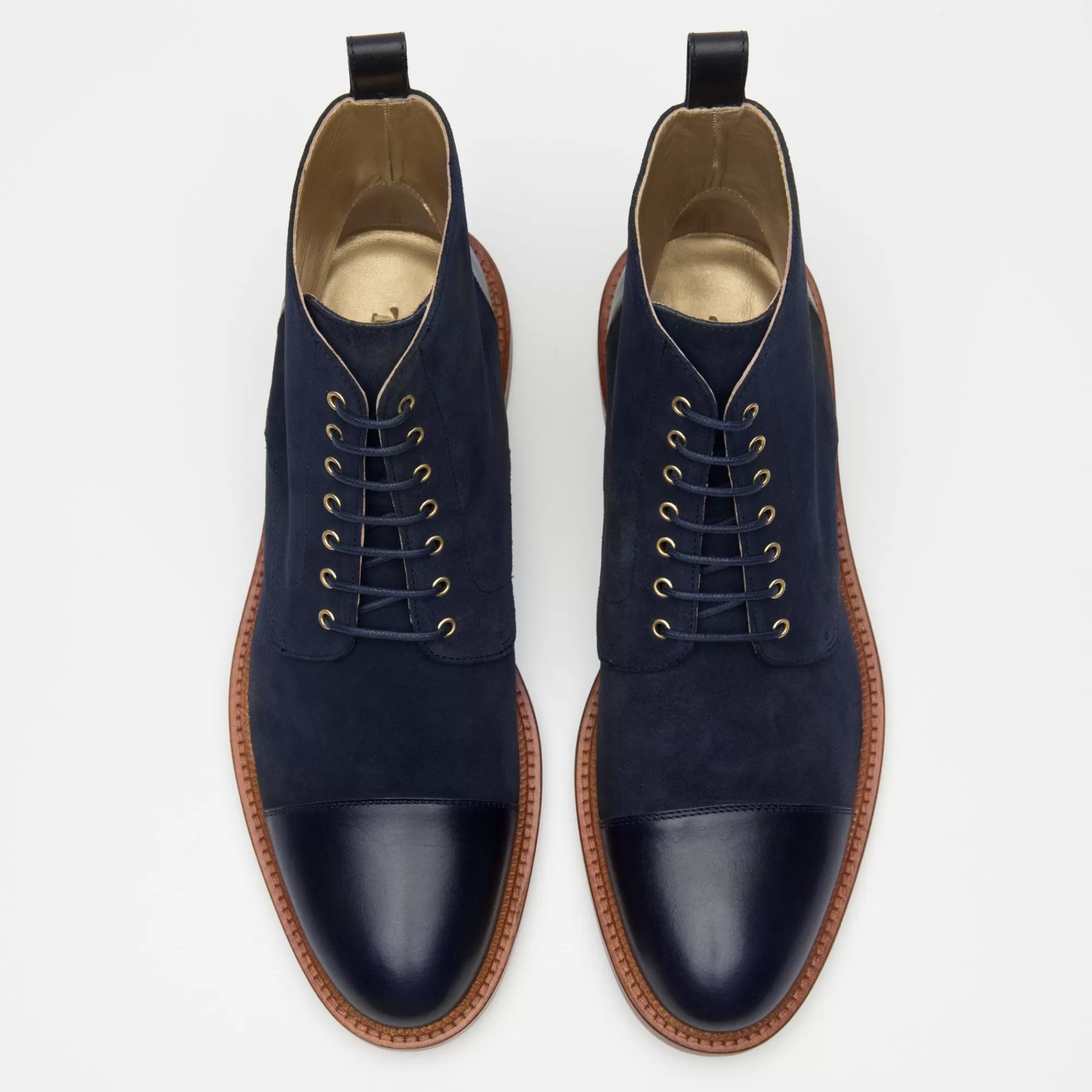 Online De Troy Boot - Marine Suede Laarzen | Heren Laarzen