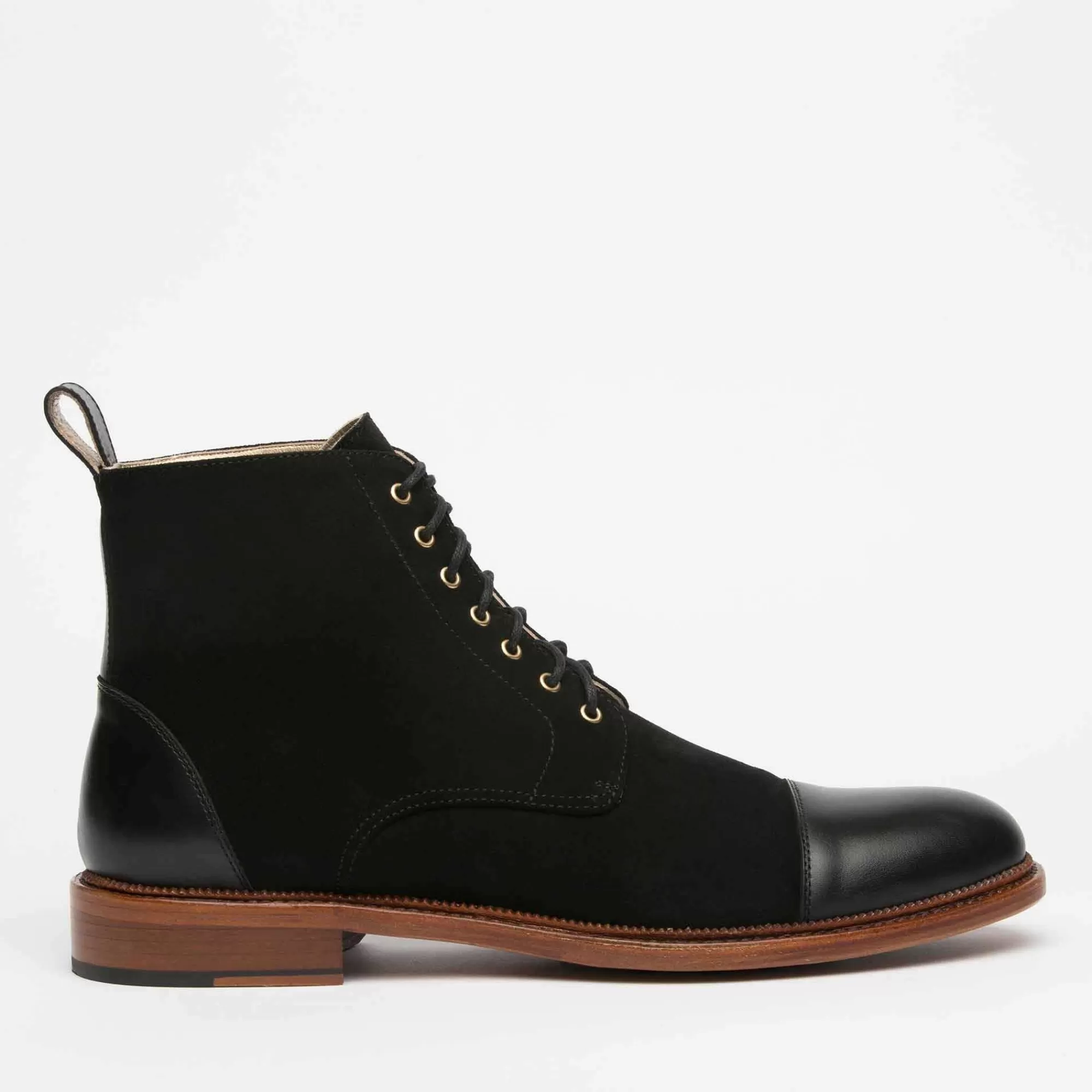 Best Sale De Troy Boot - Zwart Suede | Heren Laarzen