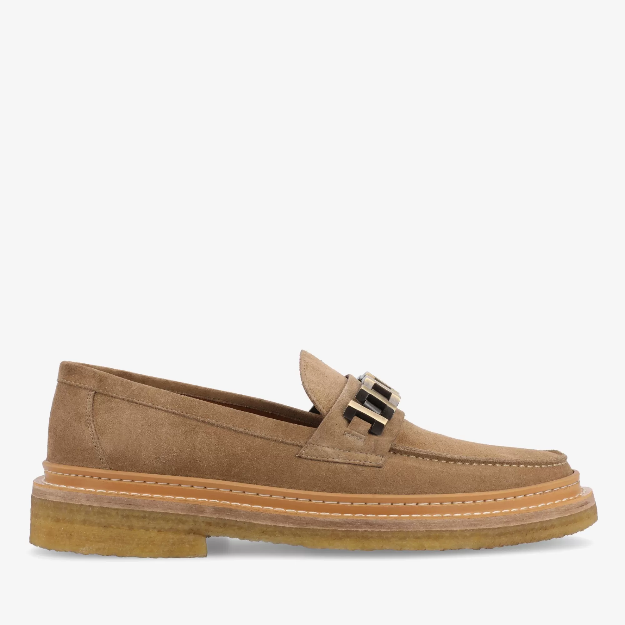 Shop De Verona Loafer In Beige - Beige Suede Loafer | Heren Loafers | Schoenen