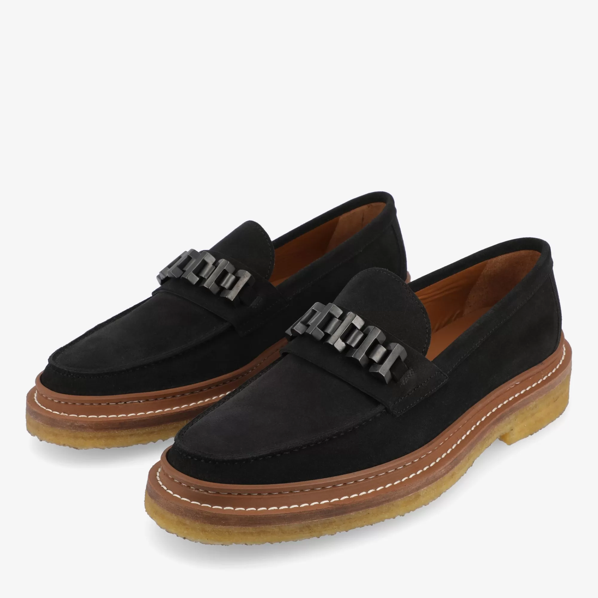 Shop De Verona Loafer In Zwart - Zwarte Suede Loafer | Heren Loafers | Schoenen