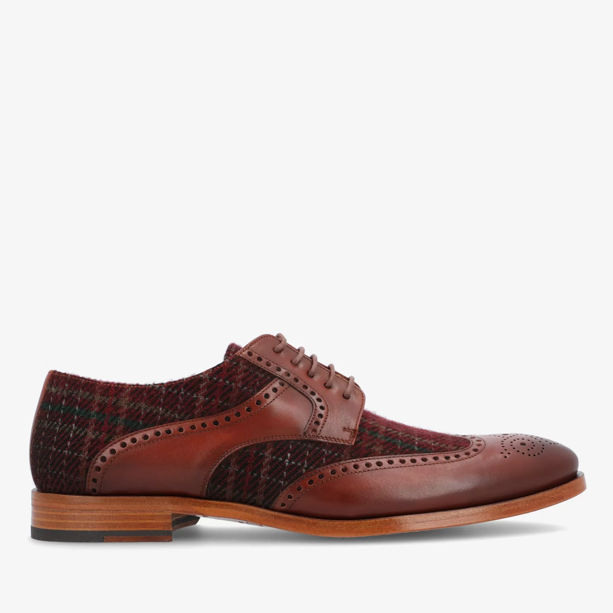 New De Wallace-Schoen In Rode Plaid | Heren Schoenen