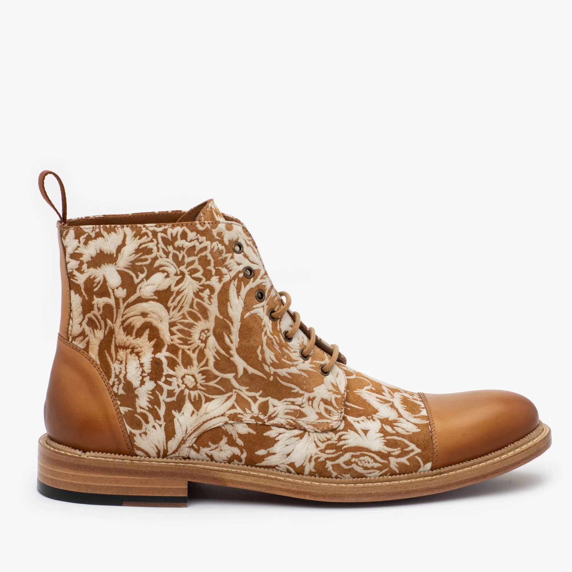 Sale The Rome Boot - Suede Bloemenlaarzen Met Print | Heren Laarzen