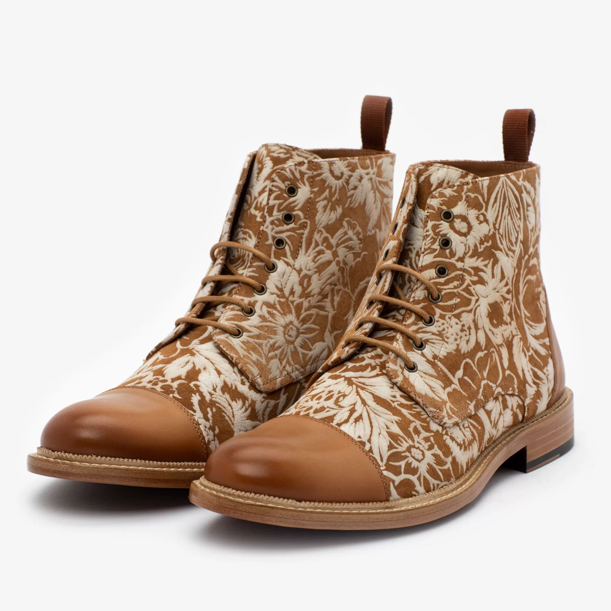 Sale The Rome Boot - Suede Bloemenlaarzen Met Print | Heren Laarzen